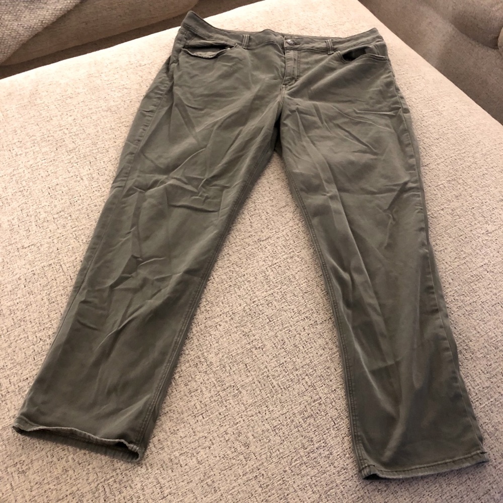 Olive green pants